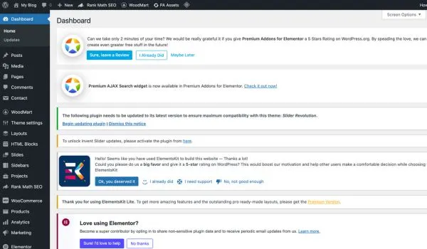 Website Creation Using WordPress